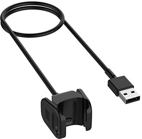 سكيدو كيبل شحن USB بطول 1 متر من ريلاسيمنت متوافق مع ساعة فيتبيت تشارج 4 تشارج 3 الذكية وقاعدة شحن بمشبك
