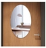 Oval Acrylic Bedroom Bathroom Wall Mirror Home Decor - Shatter Resistant