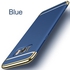 Generic Shockproof Hard Phone Case For Samsung Galaxy A3 A5 A7 J3 J5 J7 2016 2017 S7 Edge S8 S9 A8 Plus 2018 Back Cover Protection Case(Blue)