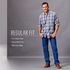 بنطلون جينز رجالي كلاسيكي بخمسة جيوب بمقاس عادي من Wrangler Authentics - Classic 5-pocket Regular Fit Jean 31W x 32L