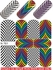 Magenta Nails 1 ورقة من ملصقات فن الأظافر تصميم كما تظهر الصور-N761