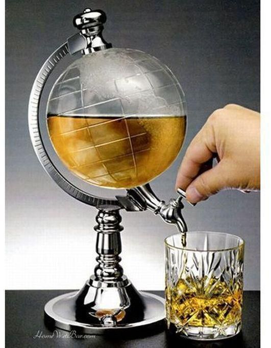 Multipurpose Globe Drink Acrylic Beverages Dispenser