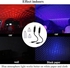 جهاز عرض ضوء ليلي بتصميم نجوم قابل للتعديل بمنفذ USB (لون احمر/ ازرق)