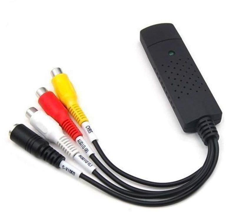 Generic USB To Vhs Easy Cap Capture Adapter, Multicolour