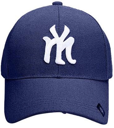 NY Embroidery Hip Hop Snapback Hat Blue