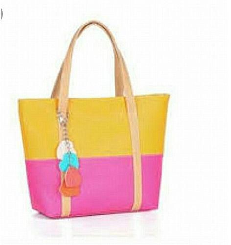 Fashion Stylish Lady's Quality Handbag - Multicoloured