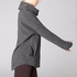 Decathlon Women's Relaxation Yoga Fleece Sweatshirt - Mottled Grey
