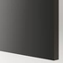 METOD / MAXIMERA High cabinet f oven+door/2 drawers, black/Nickebo matt anthracite, 60x60x240 cm - IKEA