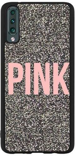 Protective Case Cover For Samsung Galaxy A50 Black/Pink