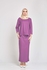 Motherchild Qasimah Kurung Kedah Pesak Osaka Cotton Dress (Dusty Purple)