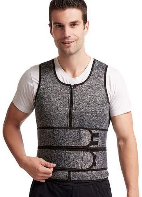 Adjustable Body Waist Trainer Corset Vest Body Shaper - Gray