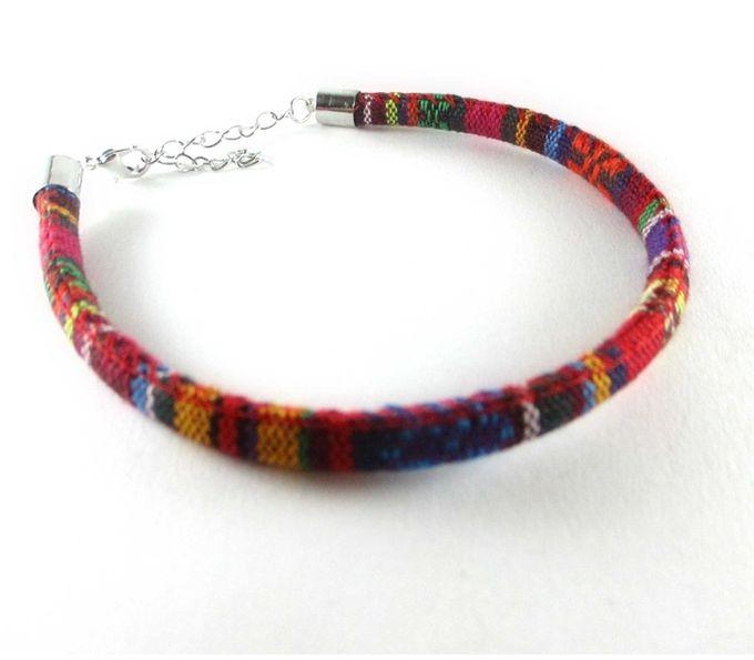 Lizzy Crafts Colorful Anklet/ Bracelet - Multicolour