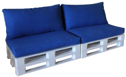 Living Room Set 100×80×120×80 cm - Blue & White - TOH.ART.6