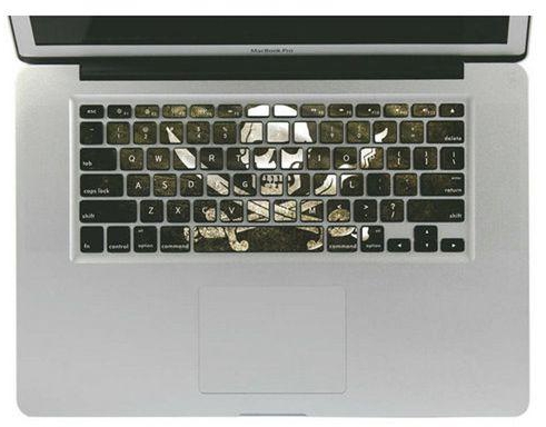 Generic Removable 3D Effect Vinyl Decal Keyboard Sticker Skin For Macbook Pro 13 Inch