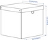 NIMM Storage box with lid - black 32x30x30 cm