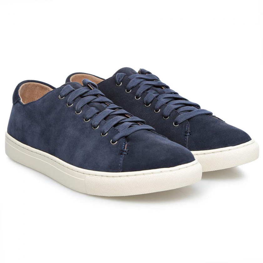 Polo Ralph Lauren 803570301004 Jermain SK Ath Fashion Sneakers for Men - 12 US, Newport Navy