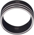 Guy Laroche Stainless Steel Ring with Black Ion Plating Sz 58 For Men, 4TQ001AG-58
