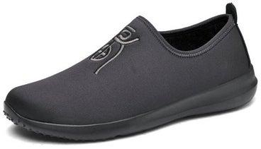 Solid Slip-On Shoes Grey