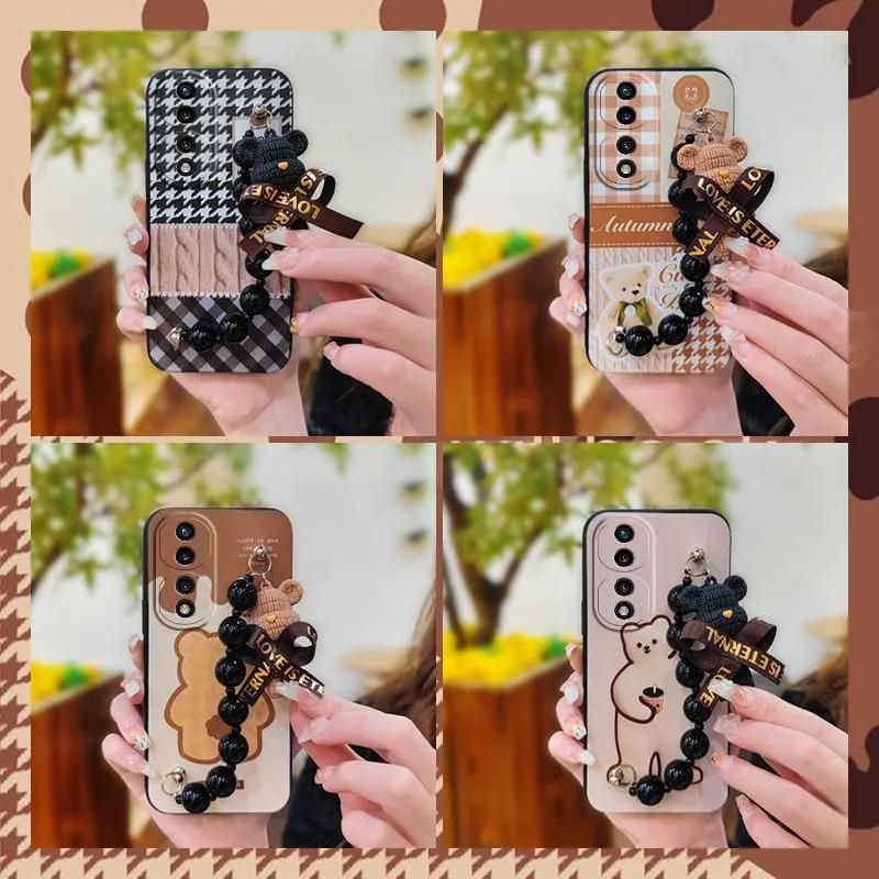 Phone Case for Huawei Honor 70 Pro 70 Pro Plus Case Trendy Creative Black Pearl Charm Shockproof And Drop-proof Case