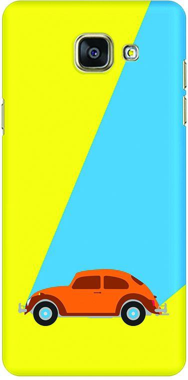 Stylizedd Samsung Galaxy A3 (2016) Slim Snap Case Cover Matte Finish - Retro Bug Yellow