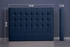PAN Home Home Furnishings Vista Headboard Chanel Navy Blue L-150: H-125cm Navy Blue