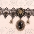 Halloween Vintage Lace Spider Choker Necklace