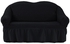 Two Seater Sofa Cover Black Free Size