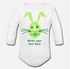 Funny Easter Bunny T Shirt Organic Long Sleeve Baby Bodysuit_2