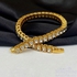 Bracelets Gold~Iced Out Tennis Chain Bracelets~Hip Hop Link~AAA Cubic Zirconia Diamond