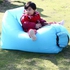Generic 190Tpolyester Oxford PE Inflatable Square-headed Lazy Couch Camping Hiking Sleeping Bag Air Bed Lounger Laybag Sofa Rose Red
