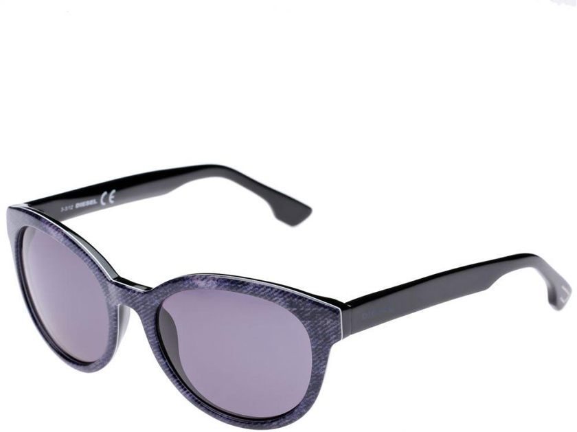 Diesel Round Women's Sunglasses - Black DL0041-92W 54-19-140