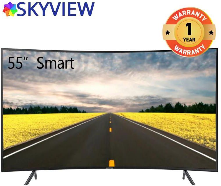 Skyview 55C100S 55″ Curved Smart Ultra HD/4K LED TV Black 55 inch