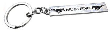 Mustang Logo Embossed Keychain