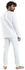 Red Cotton Thermal Set For Men Padded Inside-White