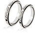 Mysmar Titanium Wedding Couple Band Ring, MM207