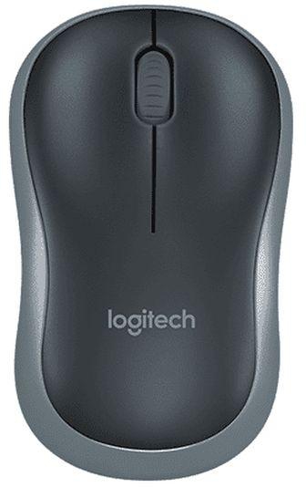 Logitech M185 Wireless Mouse - Black/Grey