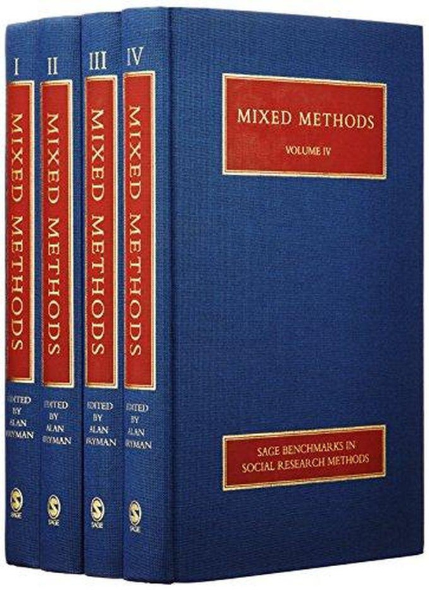 Sage Publications Mixed Methods SAGE Benchmarks in Social Research Methods Series 4 Volume Set Ed 1 Vol 4