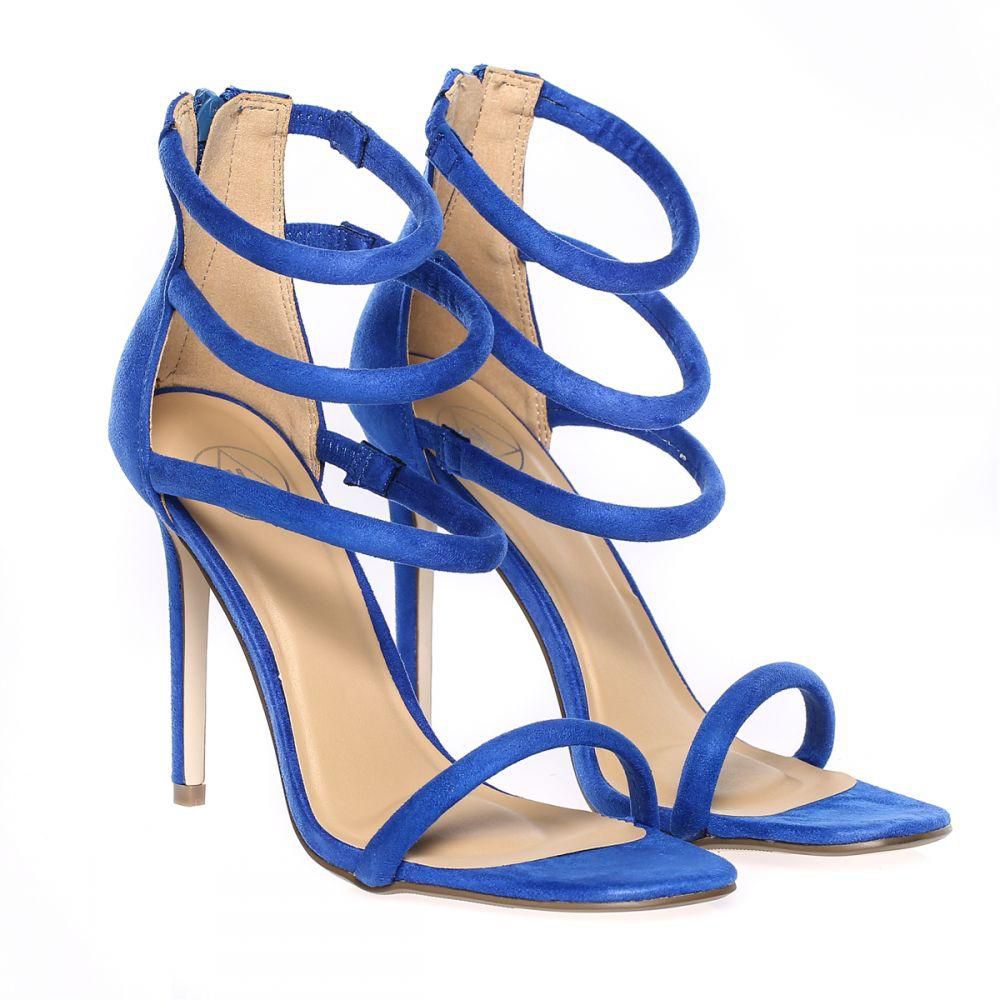 MISSGUIDED F1602999 Heels for Women - Cobalt Blue