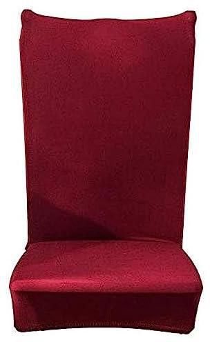 Dining chair cover, maroon