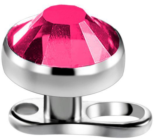 BIJOUX BEAUTIQUE Microdermal Gem Dermal Anchor Piercing Jewelry – Pink