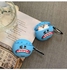 Cartoon Themed Protective Case Cover For Apple AirPods 1/2 Blue/Black/White