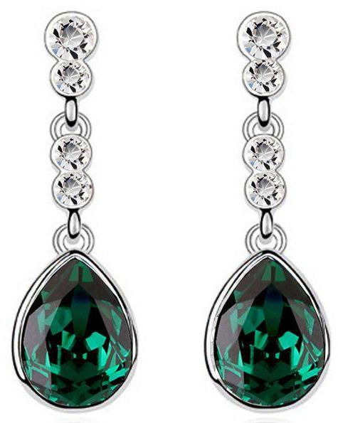Crystal Water Drop Earrings Fashion Jewelry