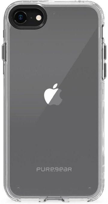 Pure Gear Back Slim Shell Pro Case For Apple iPhone 7 - Clear & Grey