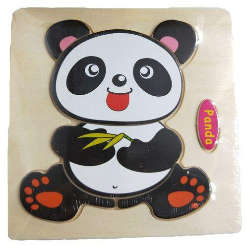 Children Educational Animal Three-Dimensional Wooden Puzzle Toy(Panda)