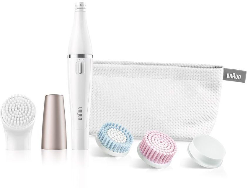 Braun FaceSpa Facial Epilator & Cleanser With 3 Beauty Brushes for Women - 851