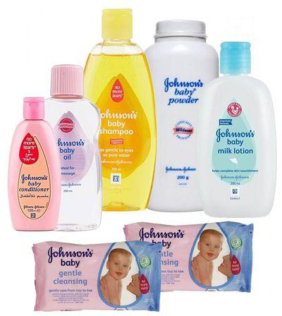 Johnson's Baby Shampoo - 200ml + Baby Conditioner - 100ml + Baby Oil - 200ml + Baby Milk Lotion - 200ml + Baby Care Powder - 200gm + Baby Gentle Cleansing Wipes - 2 Packs - 112 Pcs