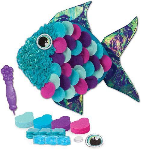 The Orb Factory Plush Craft Fish Pillow