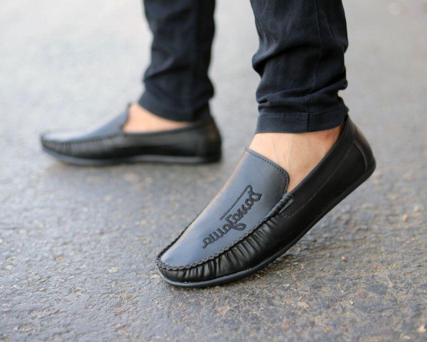Men's Slip-on Shoes - Black