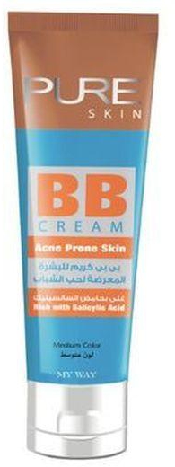 My Way Pure Skin BB Cream - Acne Prone Skin Medium Color- 30gm