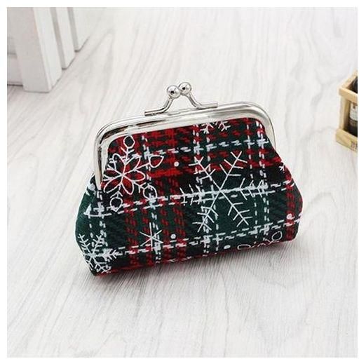 Eissely Womens Christmas Small Wallet Holder Coin Purse Clutch Handbag Bag